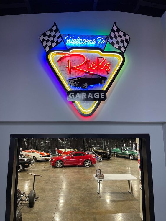 Neon neon neon large sign with led lighting
