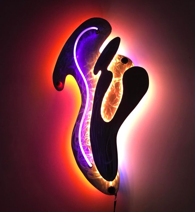 Neon & LED sculptures,illuminated sculptures, neon signs, LED art, light sculptures, Neon sculpture, neon art, light up art, and illuminated signs