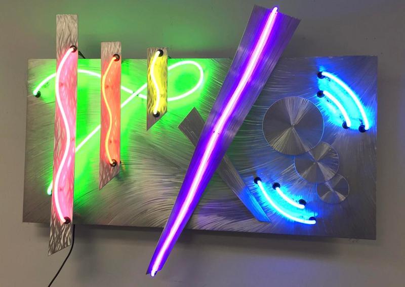 Neon, lights, glow, vibrant, colors, art, neon art, electric, pop, bright, illuminated, glowing, sign, modern, design, glowing art, art installation, light installation, visual art