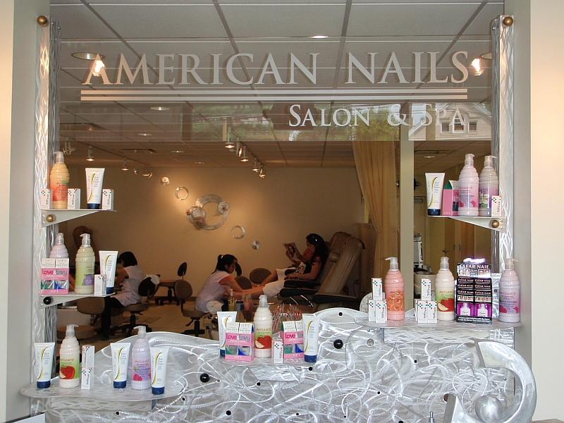 front desk design for nail salon