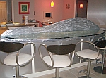 breakfast bar in aluminum