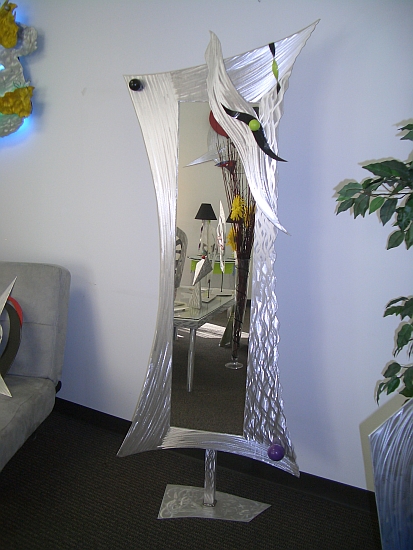 Standing floor mirror, make up mirror,full length mirror in abstract design