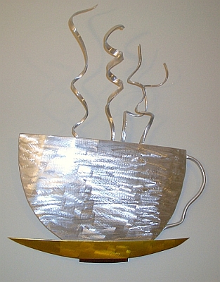 coffee sculpture, coffee sculpture, coffee art