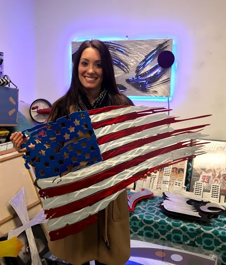 tattered flag and tattered flags in different sizes