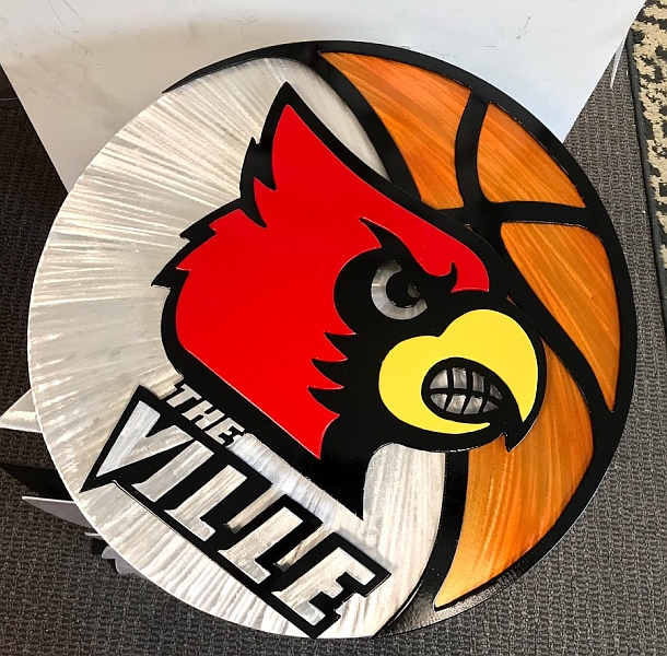 Louisville Cardinals The Ville Neon-Like LED Sign