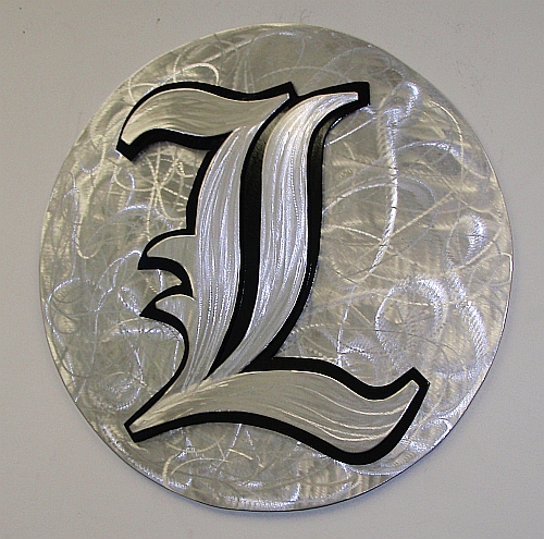 U of L sculpture art, U of L aluminum wall art