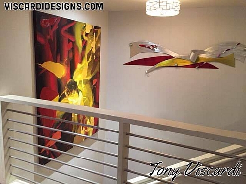 contemporary wall art, modern wall art, art deco wall art, wall art, metal wall art, contemporary art, abstact wall art, colorful wall art, large wall sculpture, Viscardi Designs, Tony Viscardi