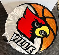 cnc UofL basketball ARTIST tONY vISCARDI